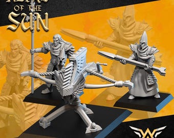Kruisboog van de Zon - Erfgenamen van de Zon | White Angel Miniatures | RPG | Rollenspel | 32mm/28mm | Tafelspel | Gratis bases | Hoge Elf