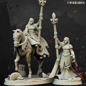 Damsel of the Lady - Gallia | Tabletop | RPGs | Roleplaying | 32mm\28mm | Highlands Miniatures
