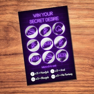 Surprise Adult Birthday Gift for Him | 18+ Scratch Card for Boyfriend | Sexy Fun Gift for Men | Naughty Game Card, Unique Romantic Present
