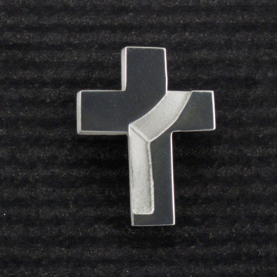 Deacon Cross Lapel Pin Silver Deacon Stole Tac Diaconate - Etsy