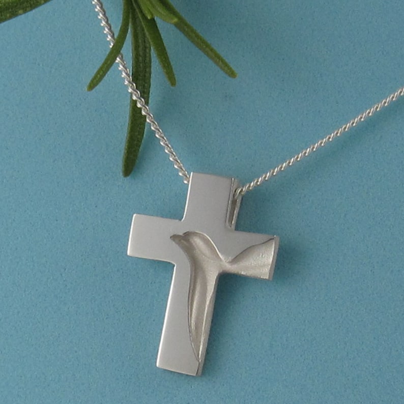 ZIAFRPN Iran Halskette - Friedenstaube Mit Persischer Kalligraphie