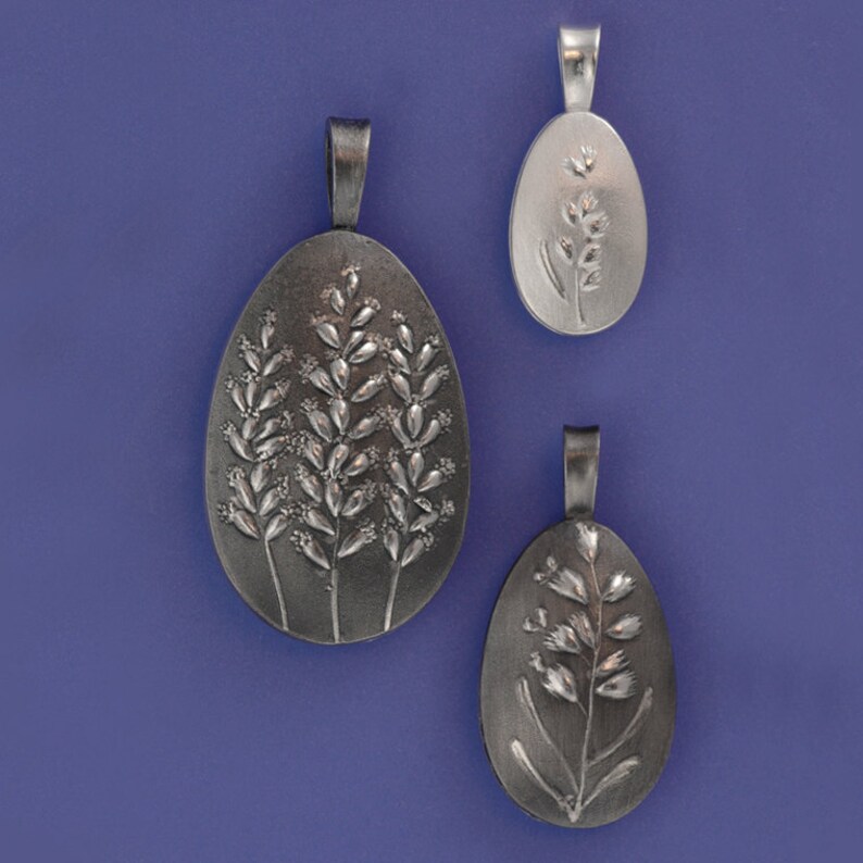 Aromatherapy Locket Silver Lavender Diffuser Lavender Jewelry from our Lavande Jewelry Collection Lavender Locket Oval Scent Locket