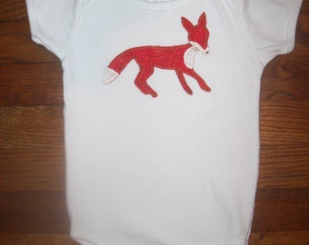 Sly Fox Baby Appliqued Bodysuit