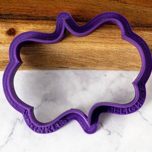 Plaque cookie cutter