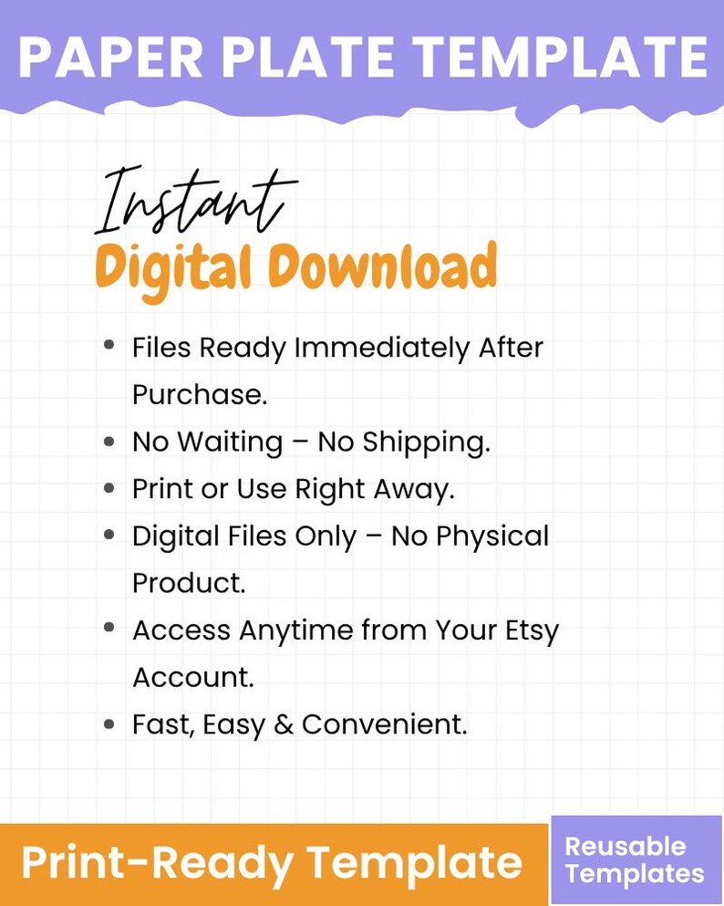 Editable Paper Plate Template Bundle 6–9 Inch | Canva Plate Design ...