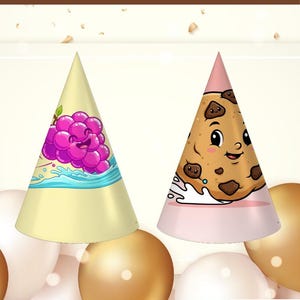 Editable Party Cone Hat Template – 11x8.5 inches | Canva + Svg Png Jpg Psd | Instant Download image 8