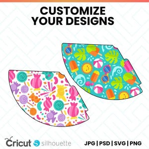 Editable Party Cone Hat Template – 11x8.5 inches | Canva + Svg Png Jpg Psd | Instant Download image 4