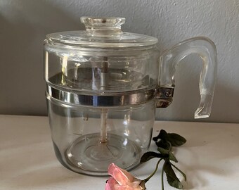 pyrex 9 cup glass percolator stem