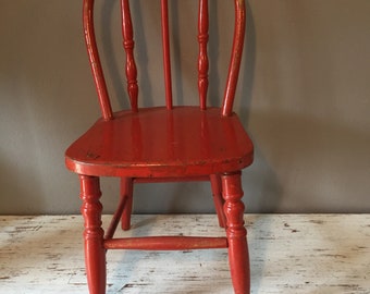 red chair etsy