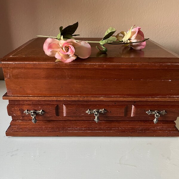 Wooden Dresser Top Storage Etsy