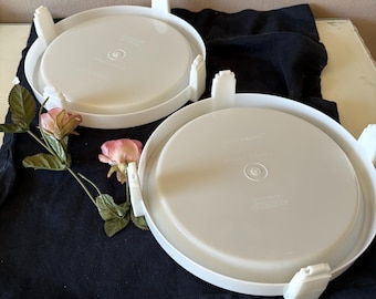 Divide A Rack Stackable Tupperware Pie Keeper; Storage