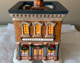 Dept 56 Dickens New England Village: Drummond Bank, 2003 Victorian Christmas