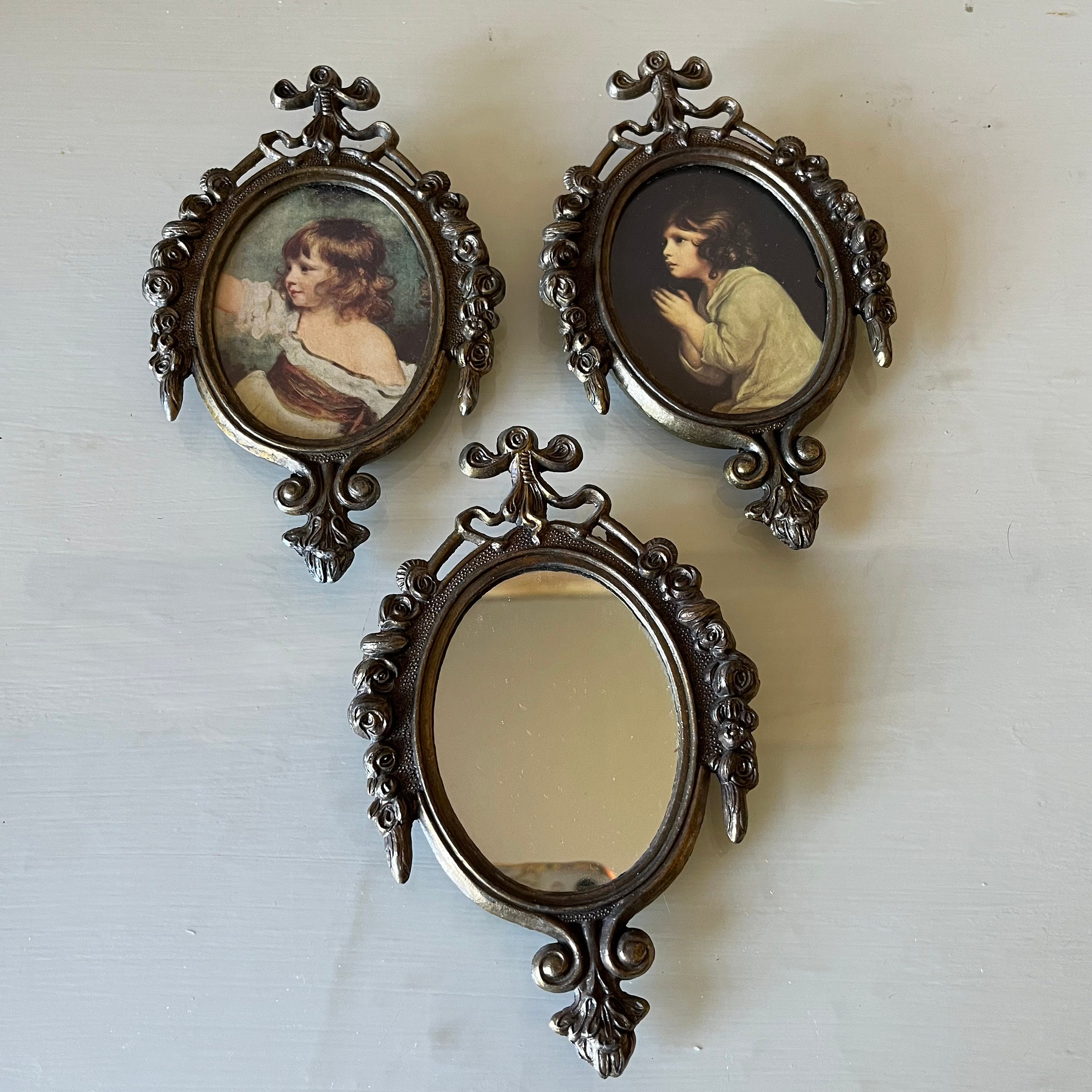 Italian Brass Frame Art - Etsy