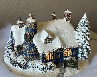 【美品】トーマスキンケード☆ホーソンビレッジ☆クリスマス　メイン　ストリート 美品】トーマスキンケード☆ホーソンビレッジ☆クリスマス