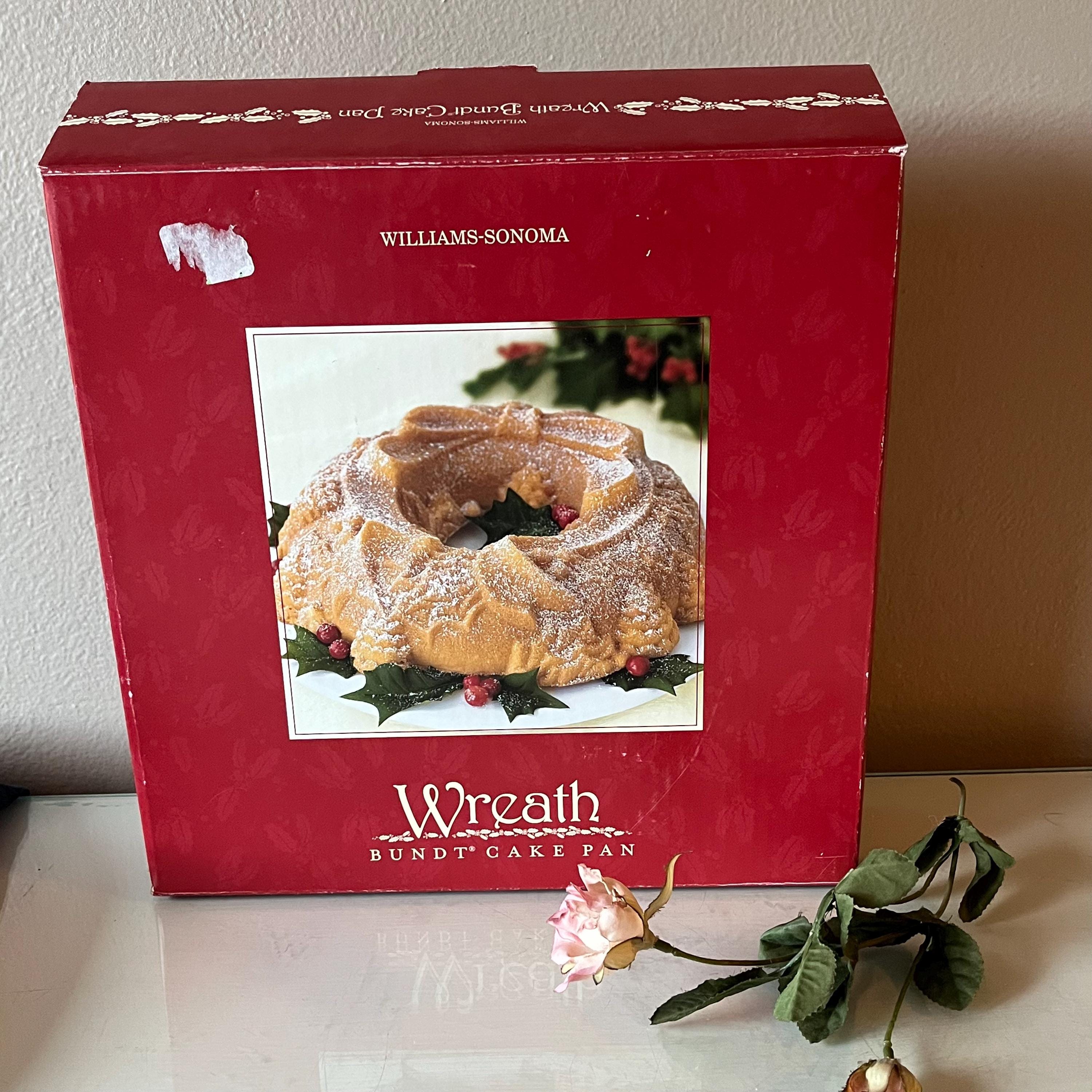 Vintage Nordic Ware Wreath Bundt Cake Pan Williams Sonoma USA