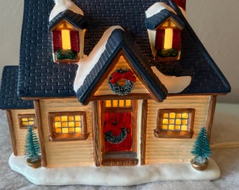 St. Nicholas Square 1998 Christmas Victorian Village The Dolan House