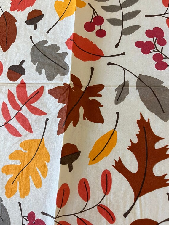 32 AUTUMN LEAVES FALL TWO Individual Paper Luncheon Decoupage Napkins 
