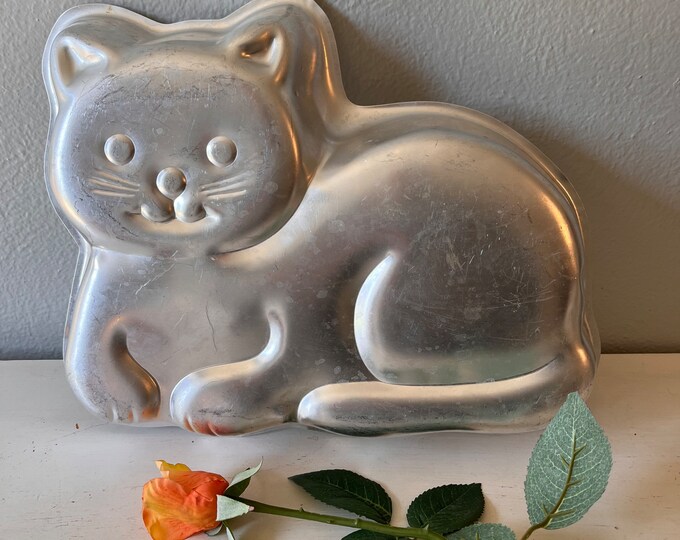 Vintage Wilton Cake Pan / Cat, Kitty, Kitten Cake Pan / 1989 Wilton