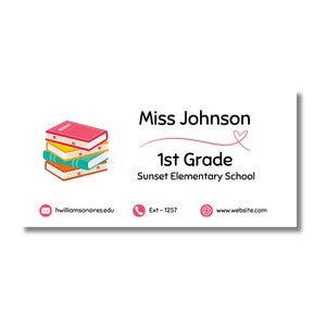 Teacher Email Signature Templates Customizable Email Signatures for ...