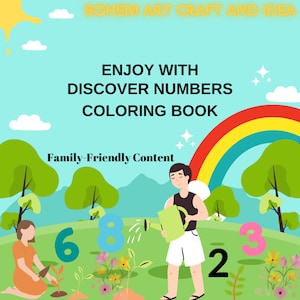 Discover Numbers Coloring Book , colouring pages , printable colouring pages , printable coloring book, childrens coloring book, educational