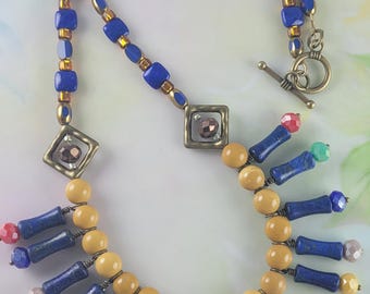 Egyptian Necklaces 2 Bracelets 3 Earrings Whole Set