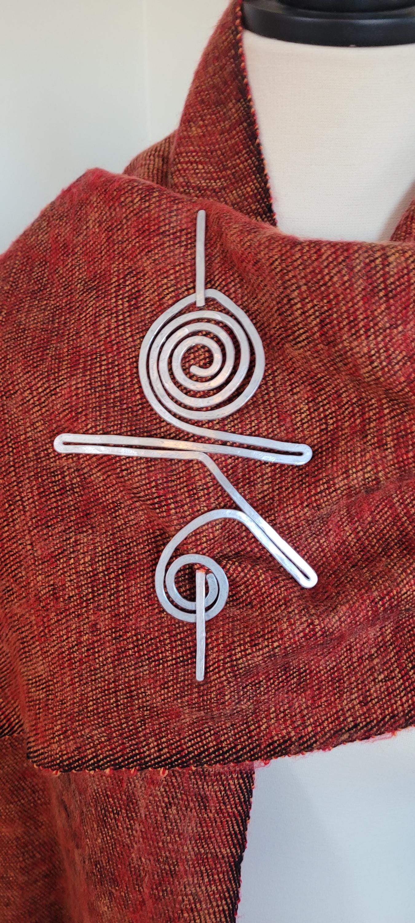 Georgia O'keeffe Inspired Brooch/hair Ornament Large - Etsy