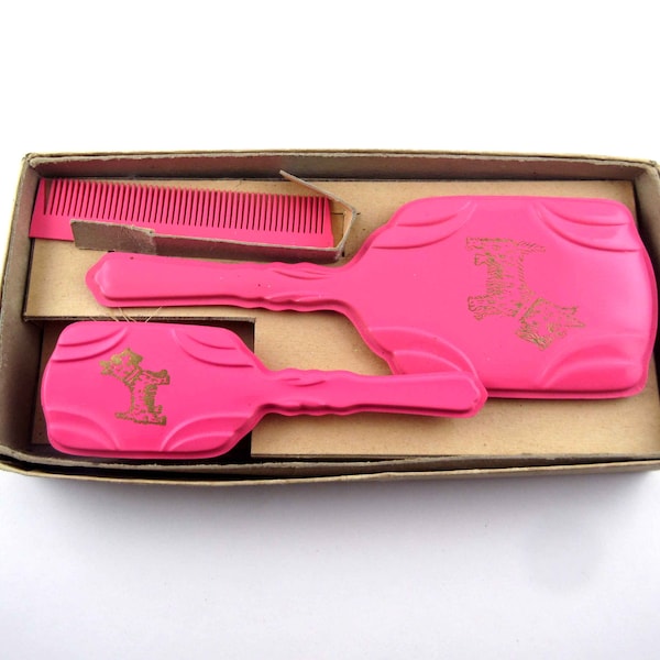 Mirror and Brush Set Etsy