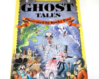 The Pop Up Book of Ghost Tales Vintage 1990s Children's Book Illustrated by Korky Paul