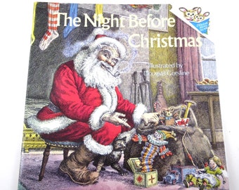 The Night Before Christmas Vintage 1970s Children's Book Illustrated by Douglas Gorsline