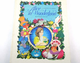 Alice In Wonderland Illustrated Pop Up Classic Children's Book by Random House Graphics International Japan
