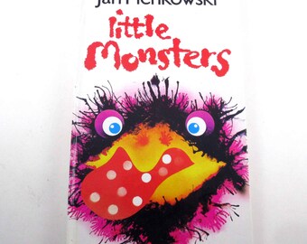 Little Monsters Vintage 1980s Children's Pop Up Book by Jan Pienkowski
