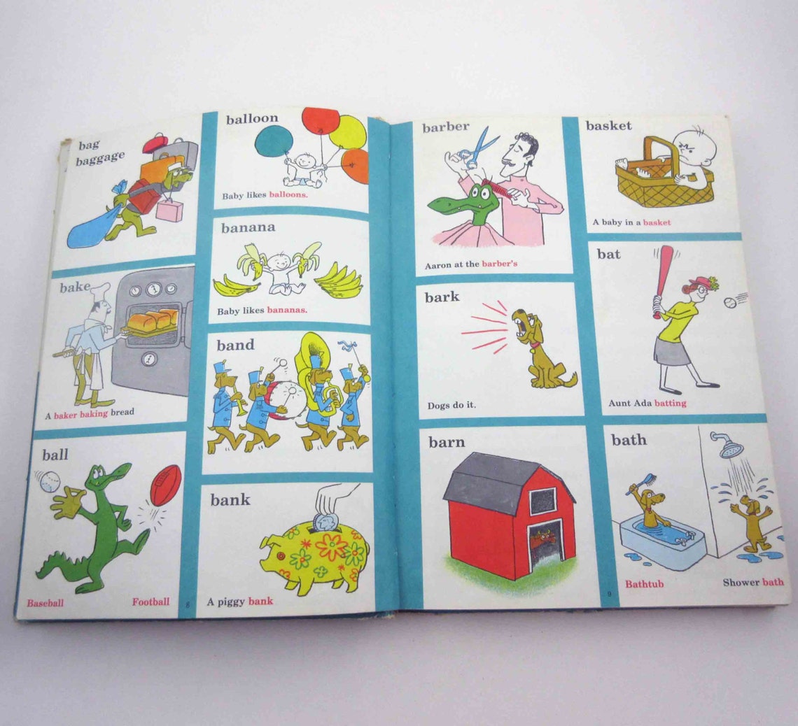 The Cat in the Hat Beginner Book Dictionary Vintage 1960s Etsy Canada