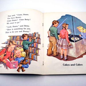 My Little Blue Story Book Vintage 1960s Children's School Reader or Textbook by Ginn and Co.