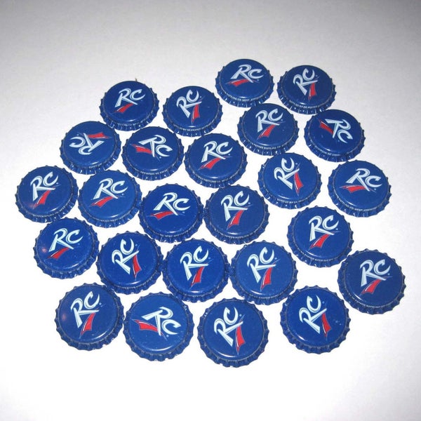 RESERVED 4 PATRICK Vintage Blue RC Cola Bottle Caps Set of 25