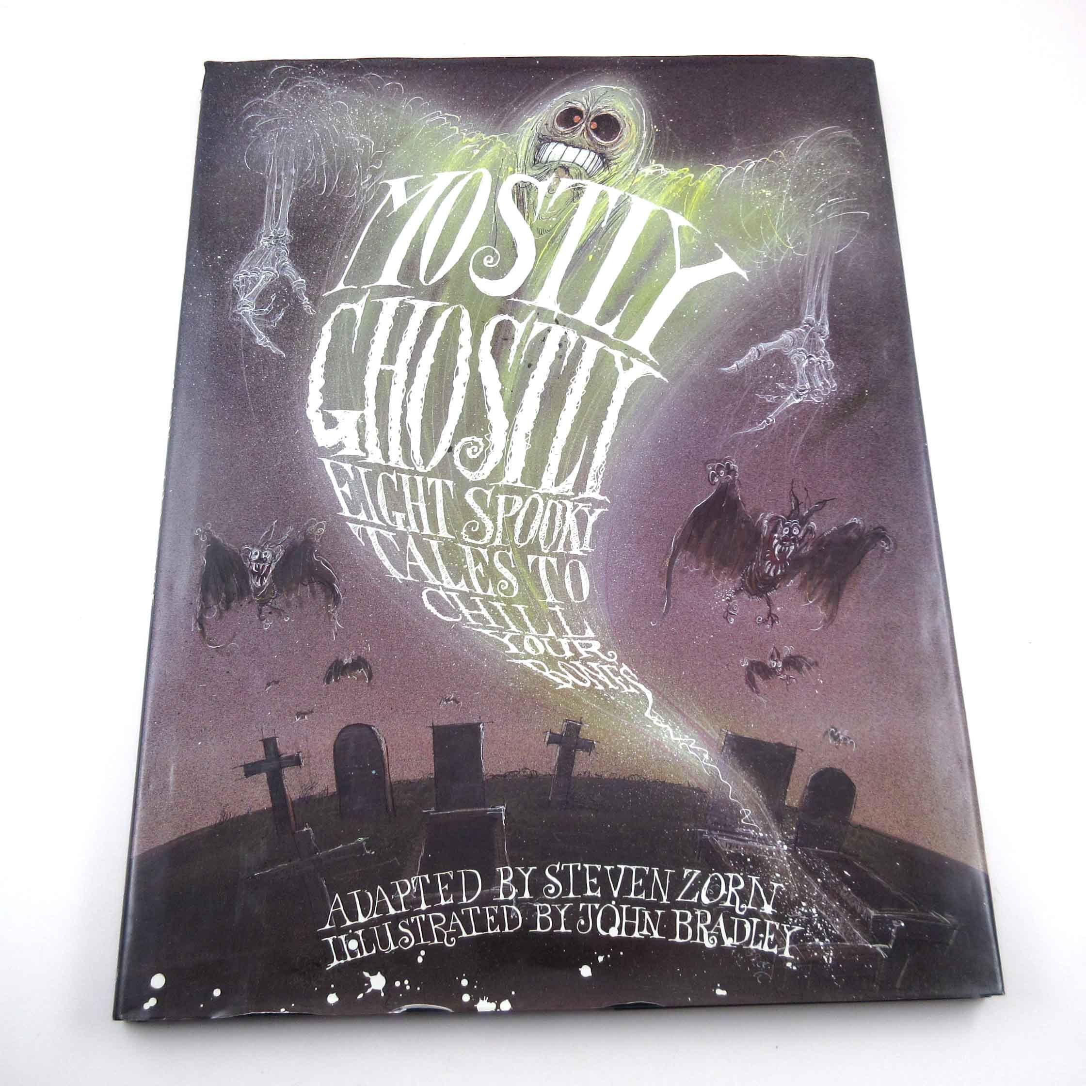 A GHOSTLY GOOD TIME ハロウィンハンドブック 洋書 DIY本 Mostly Ghostly Eight Spooky Tales to Chill Your Bones Vintage