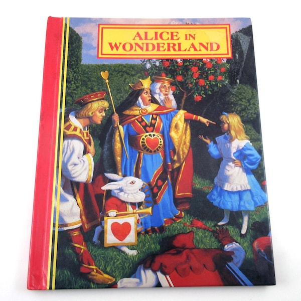 Alice In Wonderland Vintage Children's Book with Fabulous Illustrations by Greg Hildebrandt