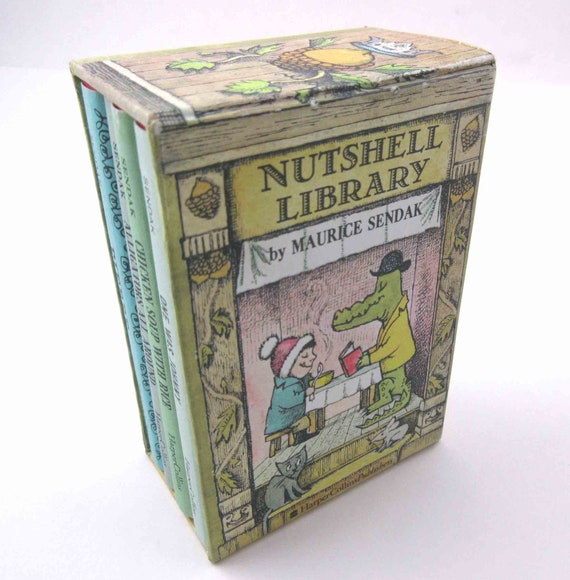 Nutshell Library Vintage 1960s Children's 4 Volume Book Etsy