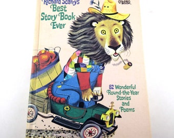 Richard Scarry's Best Story Book Ever Vintage 1960s Children's Book