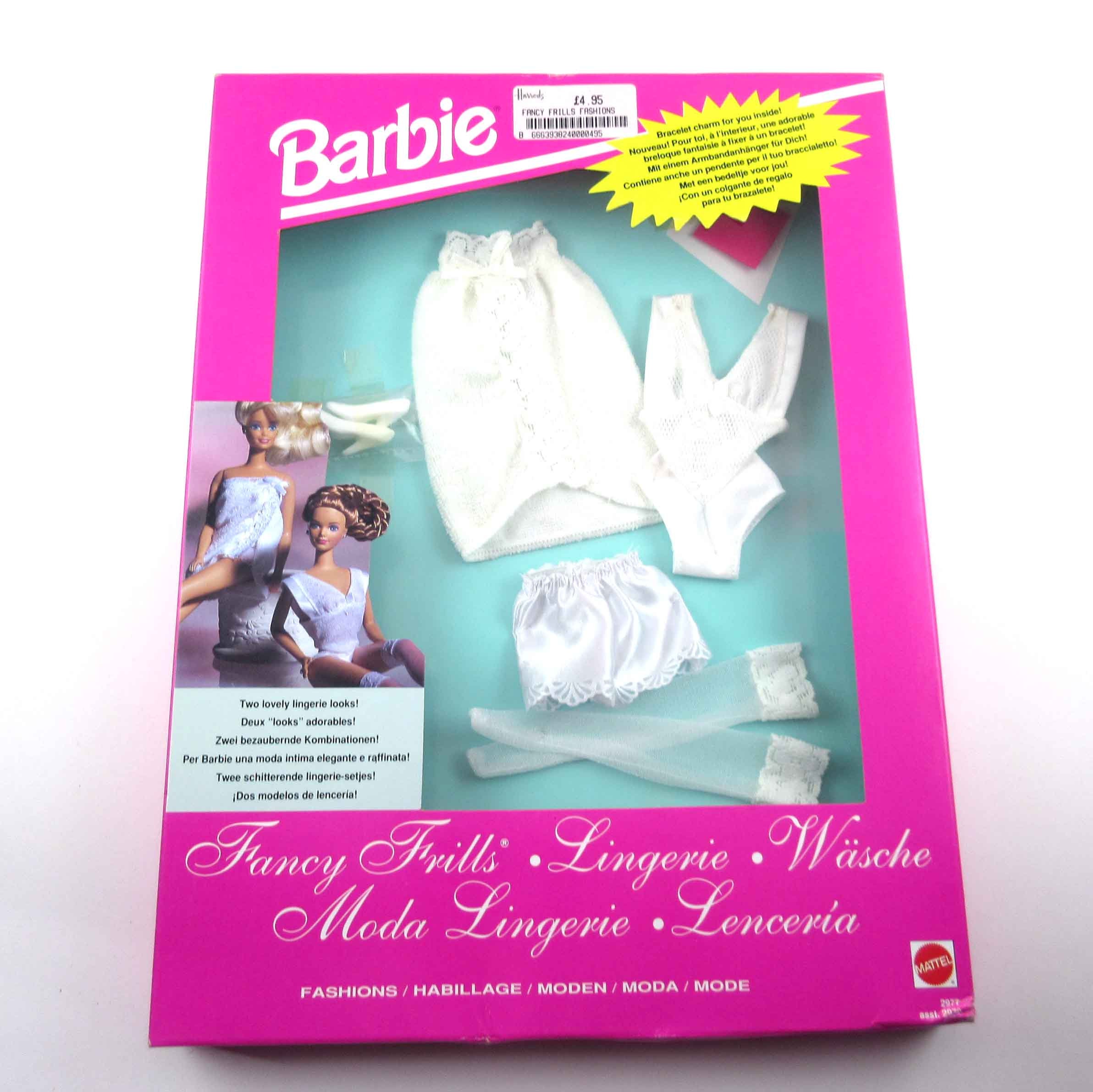 Barbie Fancy Frills LINGERIE New in Box, Vintage Barbie Lingerie