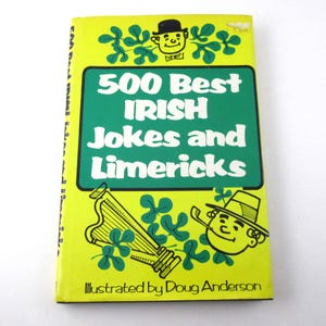 500 Best Irish Jokes and Limericks Vintage 1960s or 1970s St. Patrick's