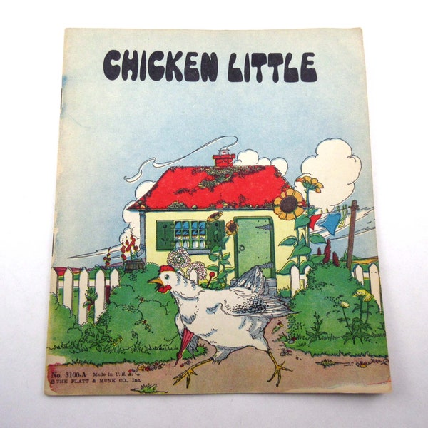 Chicken Little Vintage 1930s Children's Bookby Platt and Munk