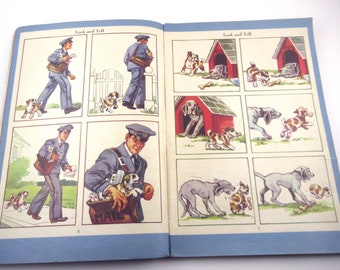 Games to Play Vintage 1940s Children's School Workbook by Ginn