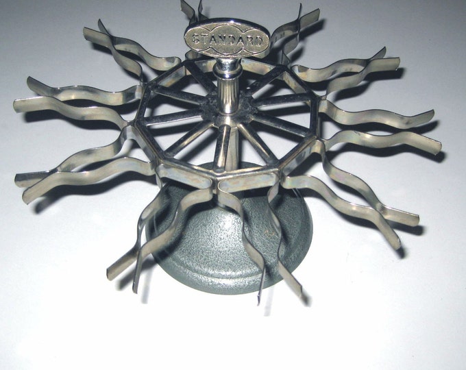 Fabulous Vintage Standard Rubber Stamp Holder or Spin Rack Etsy