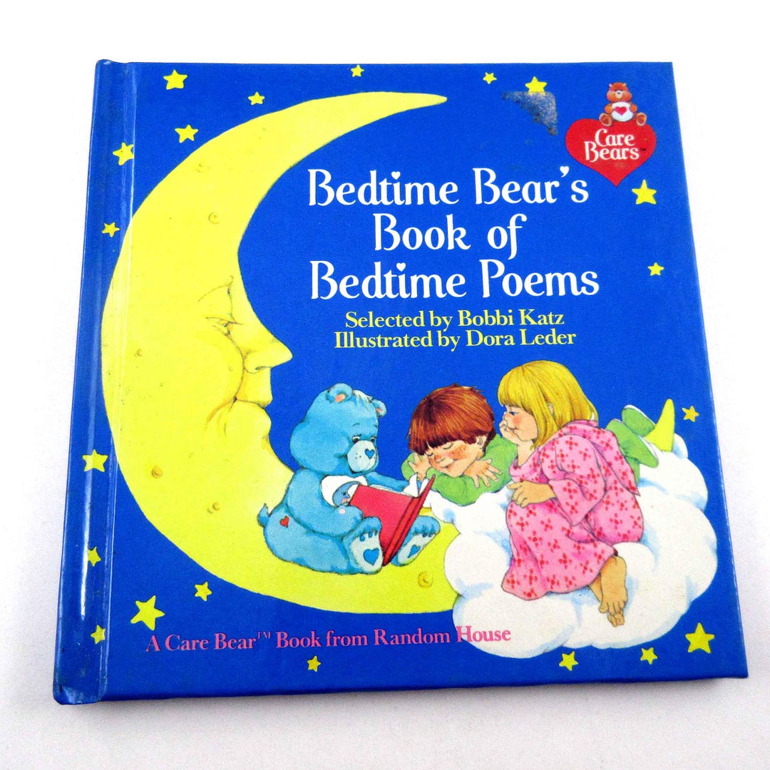 Care Bears Book of Bedtime Poems Vintage 1980s Children's Book by Bobbi ...