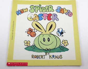 How Spider Saved Easter Vintage 1980s Children's Book by Robert Kraus