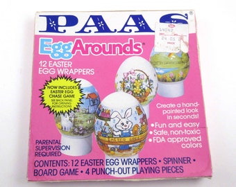 Vintage PAAS Easter Egg Arounds Kit Box