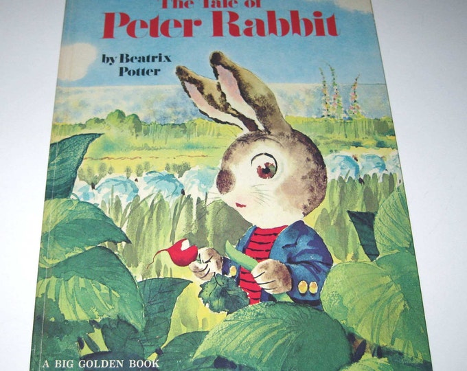 The Tale of Peter Rabbit Vintage 1960s A Big Golden Etsy