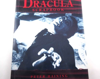 The Dracula Scrapbook Vintage 1980s or 1990s Book by Peter Haining