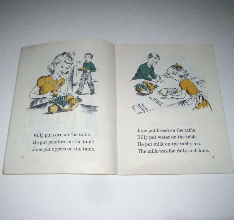 Thanksgiving Time Vintage 1950s Children's Reader by Esther M. Schenk image 2