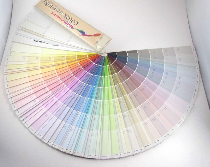 Vintage MAB Paints Color Symphony References Paint Sample Paper Swatch ...